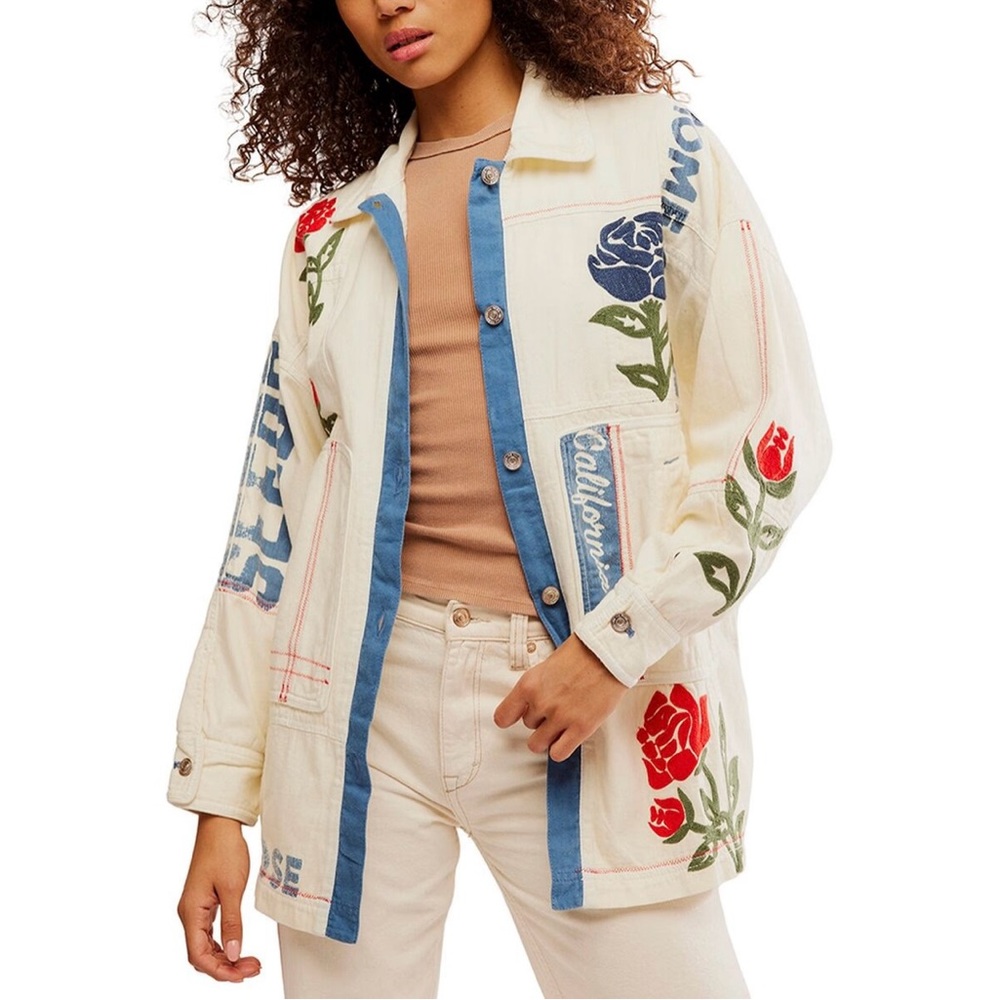 We the Free Field of Roses Jacket size XS